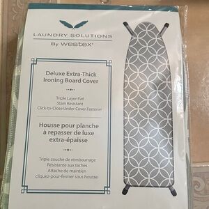 Laundry Solutions Gray Deluxe Extra-Thick Ironing Board Cover